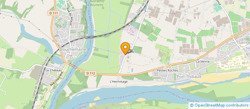 localisation de l'entreprise LA SIGNALETIQUE DECORATIVE à SAINTE-GEMMES-SUR-LOIRE