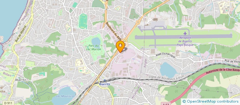 localisation de l'entreprise LA SIGNALETIQUE PUBLICITAIRE à BIARRITZ