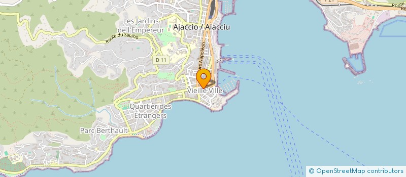 localisation de l'entreprise LA SIGNATURE DOIT DEPASSER LA MARGE à AJACCIO