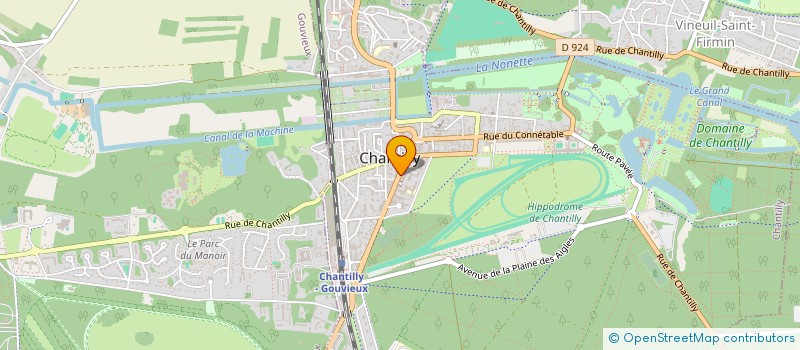 localisation de l'entreprise LA SIGNORIA IMMO  CHANTILLY