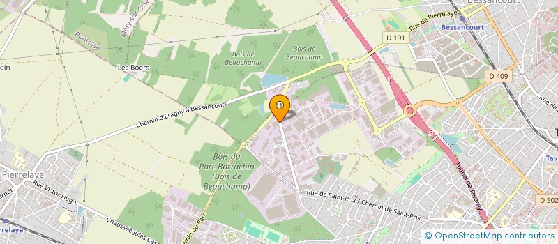 localisation de l'entreprise LA SIGOLENOISE DE MANUTENTION à TAVERNY