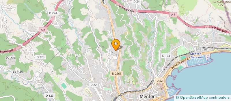 localisation de l'entreprise LA SILOGIE à MENTON