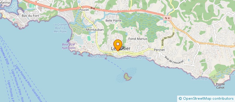 localisation de l'entreprise LA SIMA  LE GOSIER