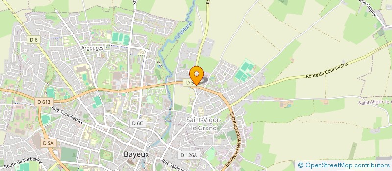 localisation de l'entreprise LA SIMA  SAINT-VIGOR-LE-GRAND