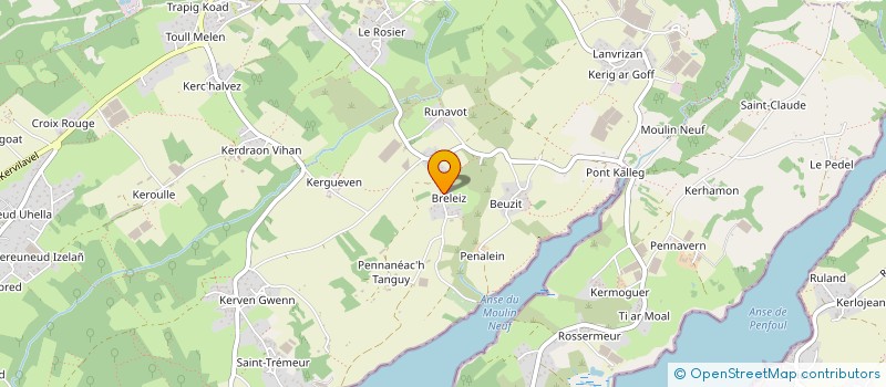 localisation de l'entreprise LA SIMS à PLOUGASTEL-DAOULAS