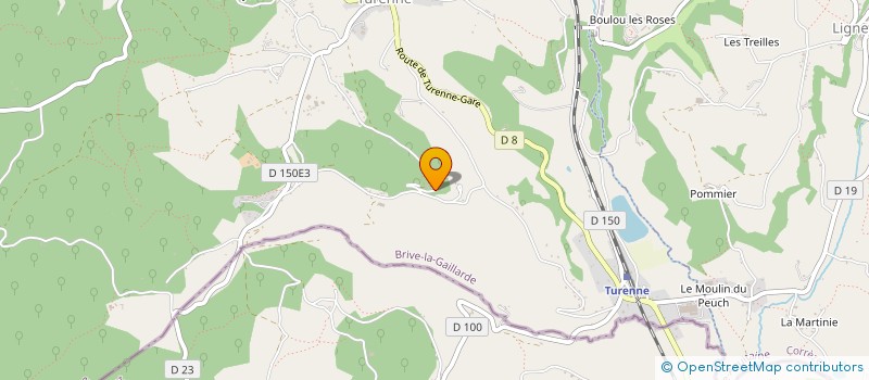 localisation de l'entreprise LA SINFONIE D'ORPHEE à SAINT-JULIEN-MAUMONT
