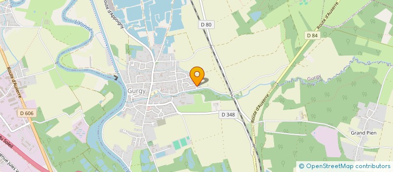 localisation de l'entreprise LA SINOTTE  GURGY