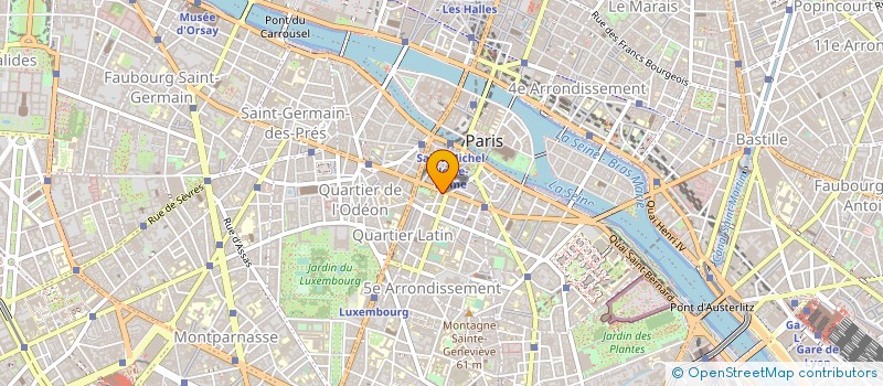 localisation de l'entreprise LA SIRENE  PARIS