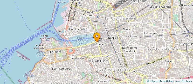 localisation de l'entreprise LA SIRENE  MARSEILLE