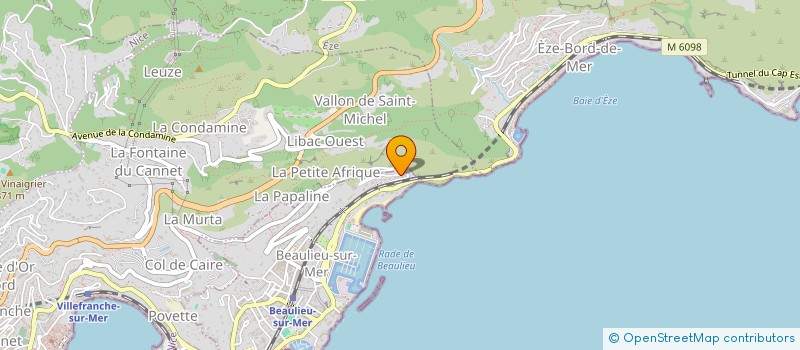 localisation de l'entreprise LA SIRENE à BEAULIEU-SUR-MER