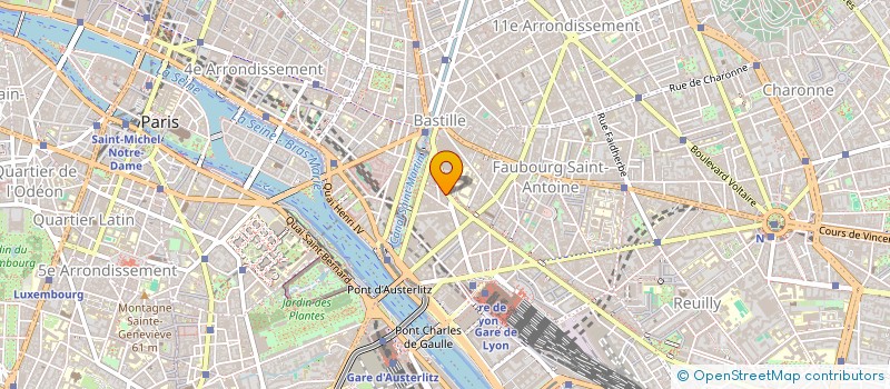 localisation de l'entreprise LA SIRENE  PARIS