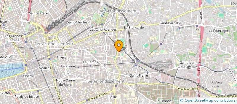 localisation de l'entreprise LA SIRENE à MARSEILLE