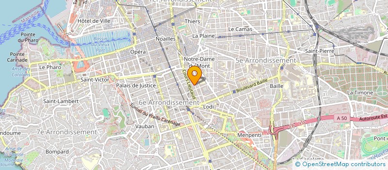 localisation de l'entreprise LA SIRENE à MARSEILLE