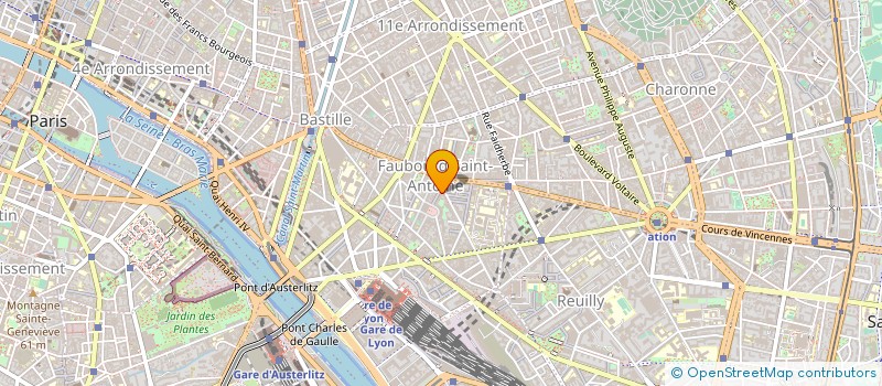 localisation de l'entreprise LA SIRENE à PARIS