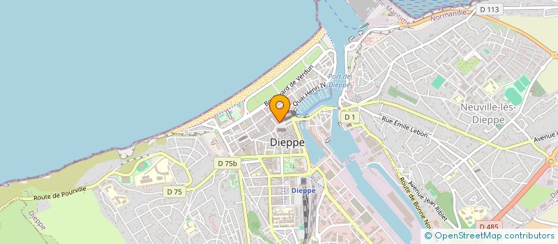 localisation de l'entreprise LA SIRENE A BARBE à DIEPPE