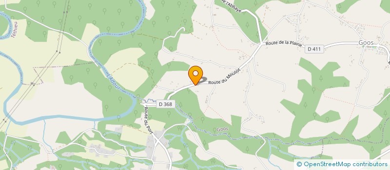 localisation de l'entreprise LA SIRENE BLEUE  GOOS