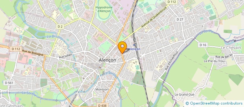 localisation de l'entreprise LA SIRENE TUBISTE à ALENCON