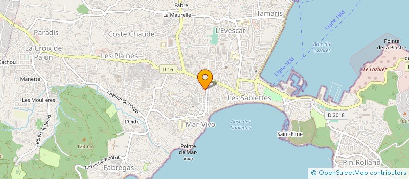 localisation de l'entreprise LA SITTELLE à LA SEYNE-SUR-MER