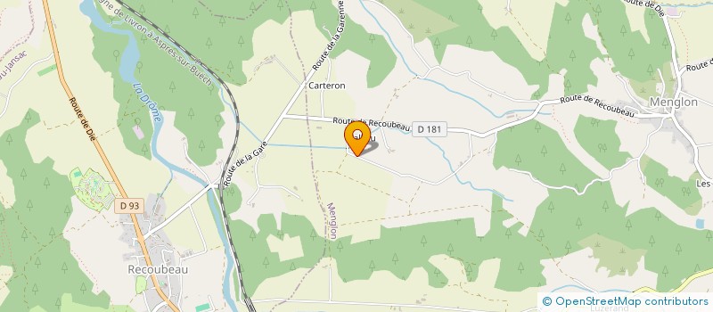 localisation de l'entreprise LA SITTELLE  MENGLON