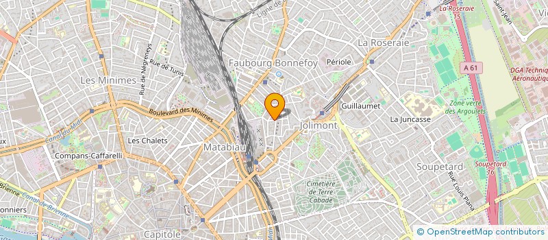 localisation de l'entreprise LA SITTELLE ET L'ALISIER  TOULOUSE