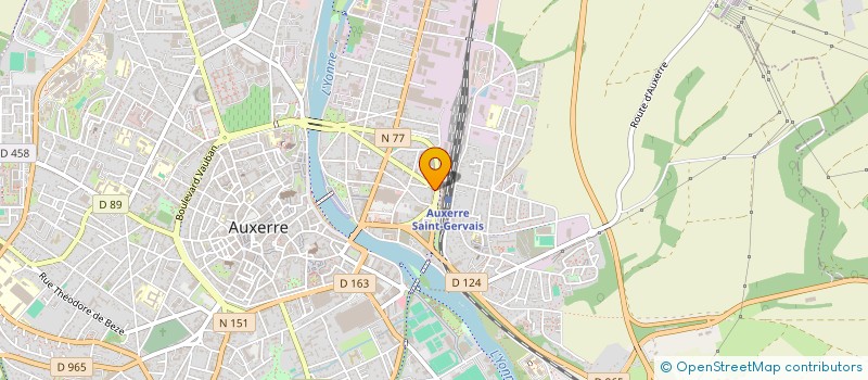 localisation de l'entreprise LA SITTY à AUXERRE