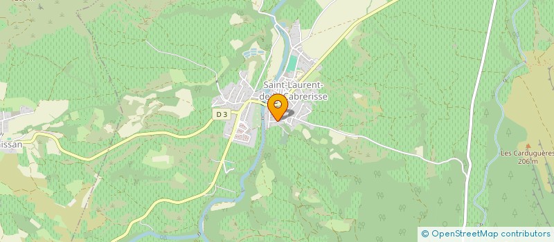 localisation de l'entreprise LA SIXTAINE  SAINT-LAURENT-DE-LA-CABRERISSE