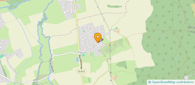 localisation de l'entreprise LA SIXTINE DE LA SEILLE  SILLEGNY