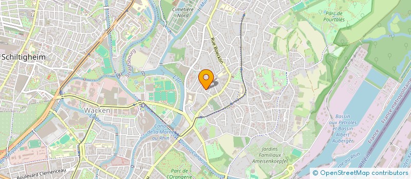 localisation de l'entreprise LA SKIPAILH à STRASBOURG