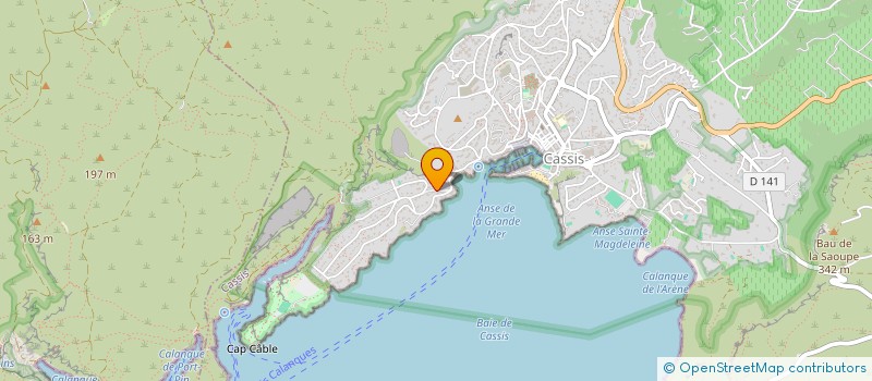 localisation de l'entreprise LA SMALA à CASSIS