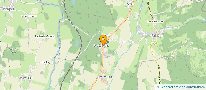 localisation de l'entreprise LA SMALA  SALAVRE