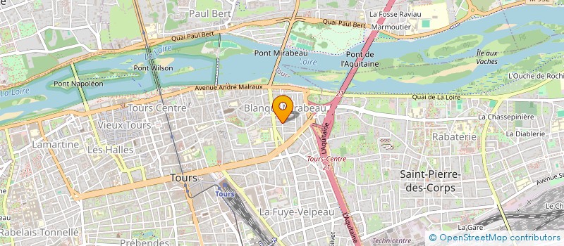 localisation de l'entreprise LA SMALA  TOURS