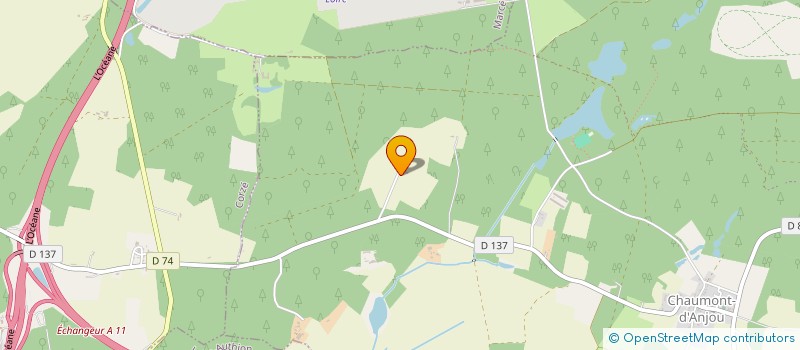 localisation de l'entreprise LA SMALA ANGEVINE  JARZE VILLAGES