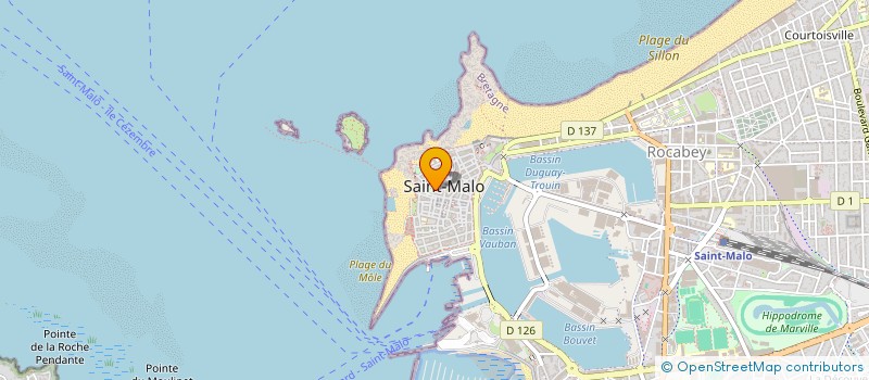 localisation de l'entreprise LA SMALA DES KERVENYL  SAINT-MALO