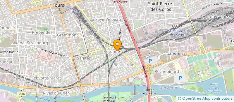 localisation de l'entreprise LA SMALLA CONNECTION  TOURS