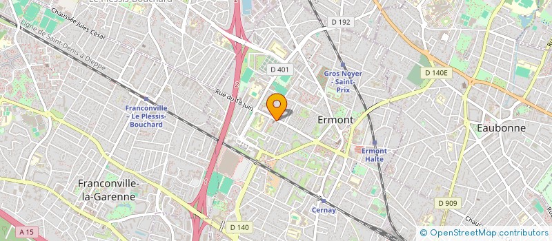 localisation de l'entreprise LA SOC IMMOBILIERE D ERMONT  ERMONT