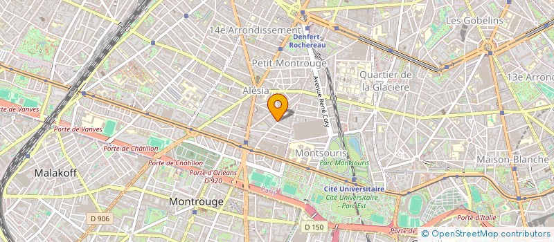 localisation de l'entreprise LA SOCIETE BRG EXPO  PARIS