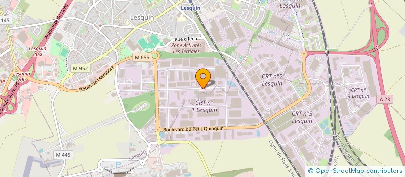 localisation de l'entreprise LA SOCIETE CENTRE TACHY LESQUIN à LESQUIN