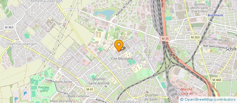 localisation de l'entreprise LA SOCIETE CIVILE à STRASBOURG