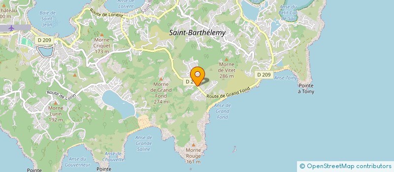 localisation de l'entreprise LA SOCIETE CIVILE IMMOBILIERE MALUSY à SAINT-BARTHELEMY