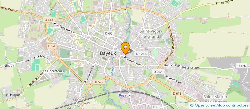 localisation de l'entreprise LA SOCIETE DE CONCERTS  BAYEUX