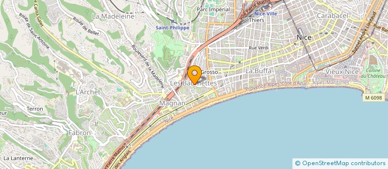localisation de l'entreprise LA SOCIETE DES AMIS DU MUSEE DES BEAUX-ARTS DE NICE à NICE