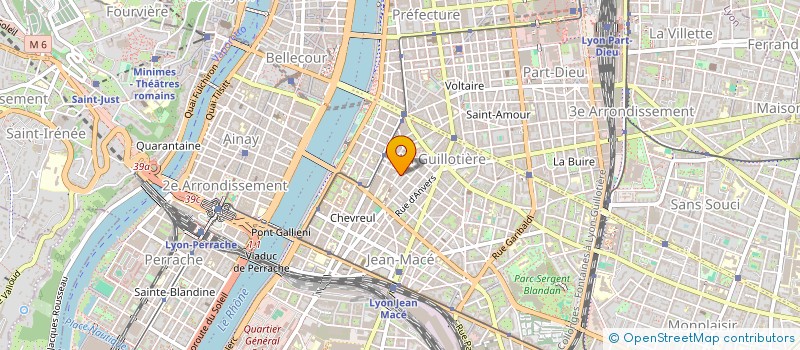 localisation de l'entreprise LA SOCIETE DES APACHES à LYON 7EME