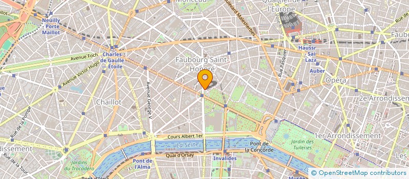 localisation de l'entreprise LA SOCIETE DES PARFUMEURS DE PARIS à PARIS