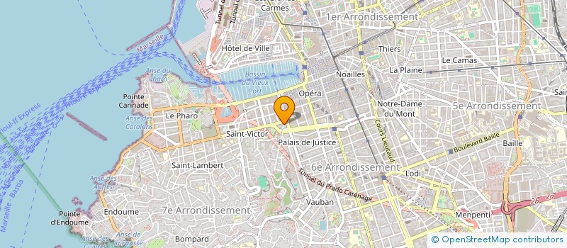 localisation de l'entreprise LA SOCIETE DES TROIS FRERES à MARSEILLE
