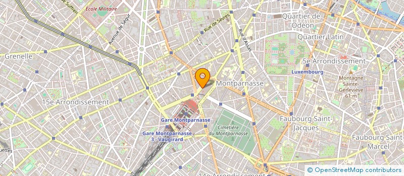 localisation de l'entreprise LA SOCIETE DU CREMATORIUM DE SAINTE-ROSE  PARIS