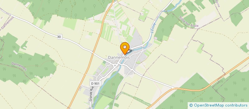 localisation de l'entreprise LA SOCIETE DU MOULIN P.L.S à DANNEMOIS