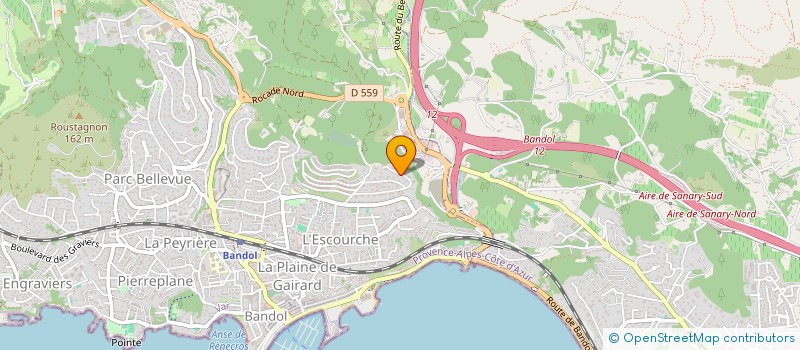 localisation de l'entreprise LA SOCIETE DU TRESOR  BANDOL