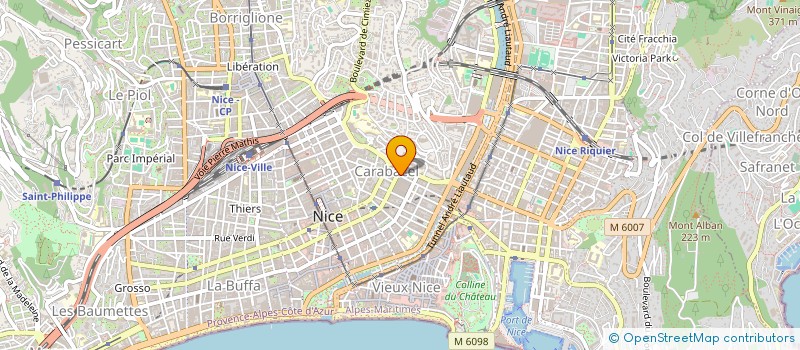 localisation de l'entreprise LA SOCIETE GENERALE DES SERVICES à NICE