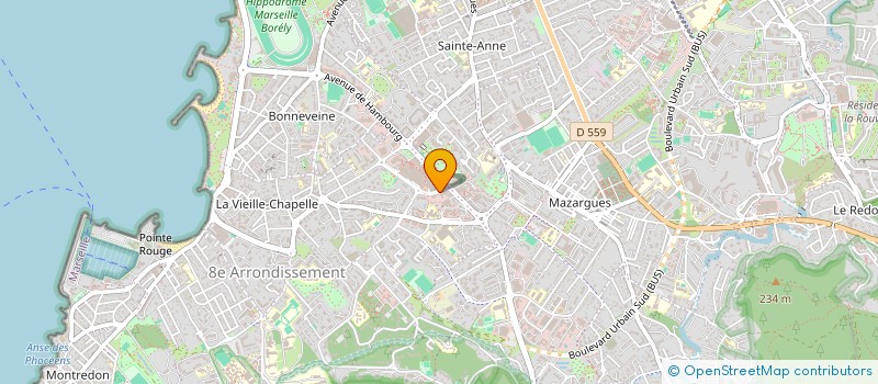 localisation de l'entreprise LA SOCIETE INGENIERIE TECHNIQUE ET ECONOMIQUE DE LA CONSTRUCTION  MARSEILLE