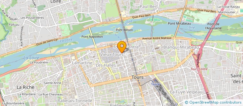 localisation de l'entreprise LA SOCIETE PSYCHANALYTIQUE DE TOURS à TOURS